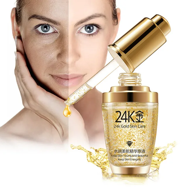 BIOAQUA 24 K золотой крем для лица увлажняющий отбеливающий 24 K золотой дневной крем увлажняющий 24 K Золотая эссенция Сыворотка для женщин уход за кожей лица