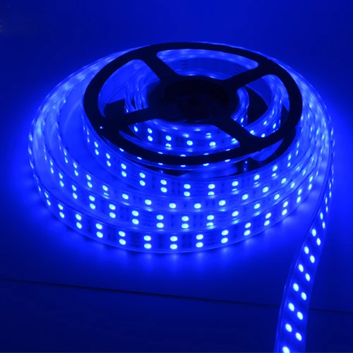 Двухрядная RGB Светодиодная лента Foxanon 5050 120 светодиодов/м 600 светодиодов 12 в пост.