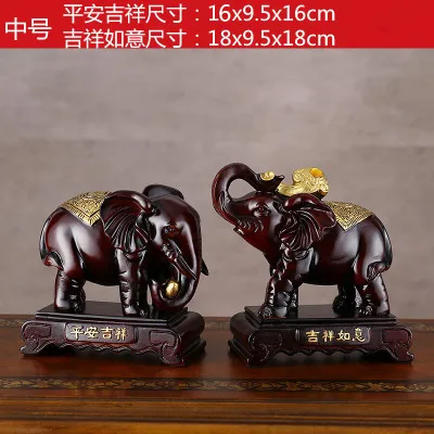 

money elephant Like an ornament an office living room TV cabinet handicraft Geomantic water Home decoration crafts statue