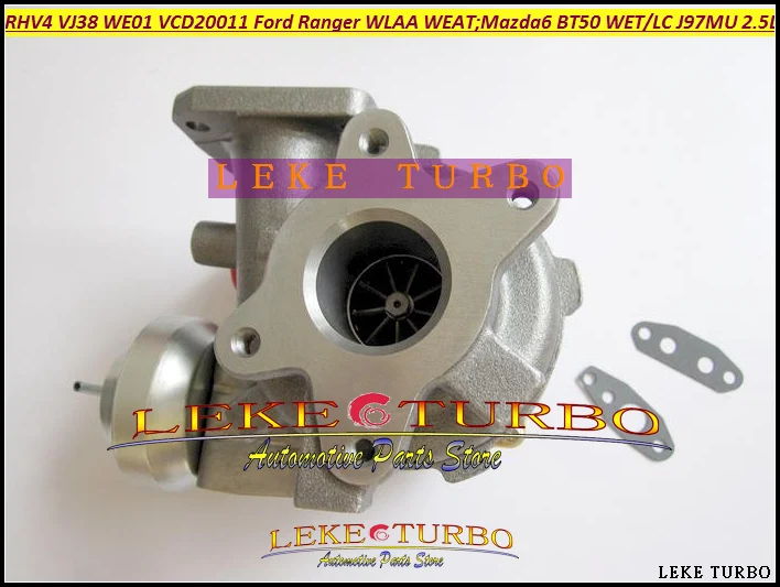 Турбокомпрессор Turbo RHV4 VJ38 WE01 WE01F VCD20011 для FORD Ranger WLAA WEAT MAZDA 6 2006 BT50 BT 50 WET WLC J97MU л кВт|turbo