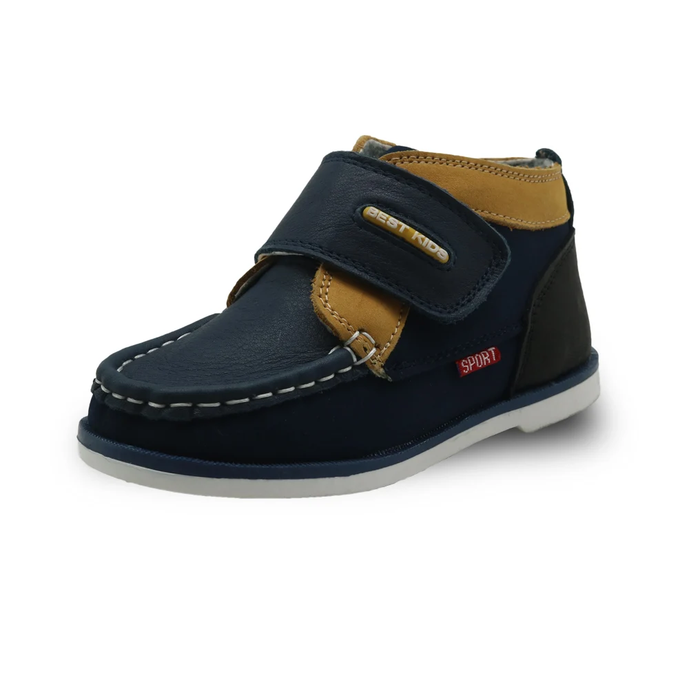 Ботильоны Apakowa детские из натуральной кожи на осень/зиму|toddler boy boots|boys bootsboots for boys |