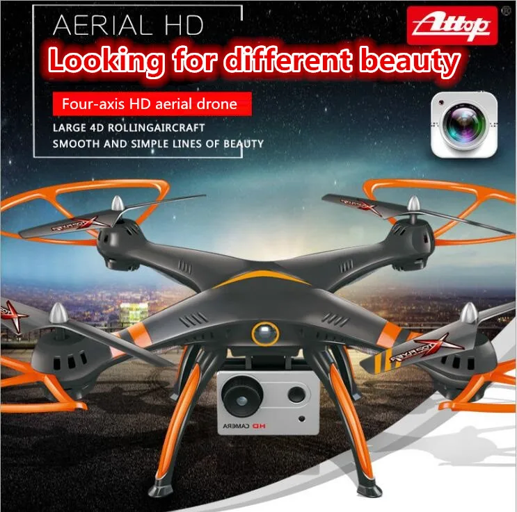 ПРОФЕССИОНАЛЬНЫЙ ВОЗДУШНЫЙ Радиоуправляемый квадрокоптер A18 2 4G 4CH 54 см с одним