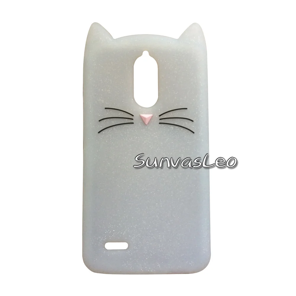 White Beard Cat Для LG Q Stylo 4 Q710MS 3D Мягкий силиконовый чехол милый мультфильм животных резиновый чехол на заднюю панель мобильного телефона оболочка кожа для LG Q Stylus Plus - Цвет: White Beard Cat