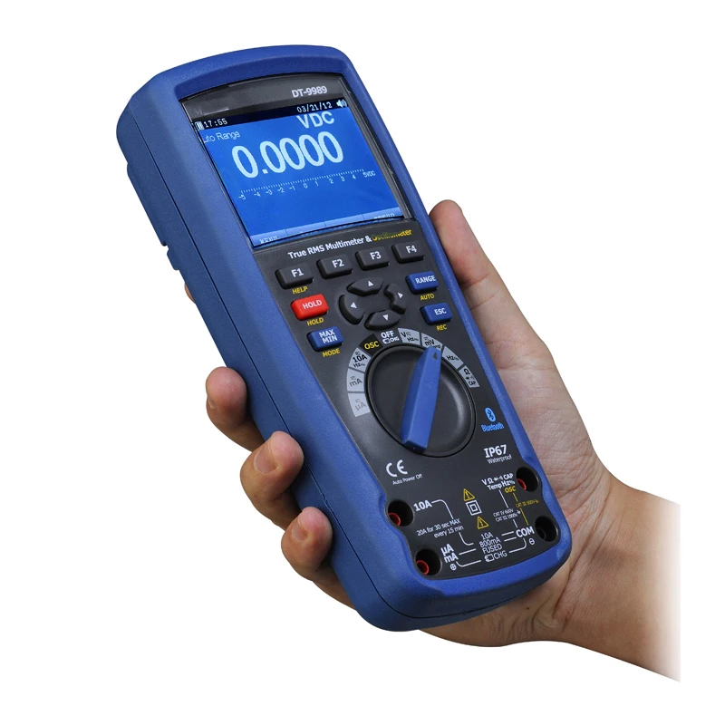 Цифровой мультиметр-осциллограф ЖК-дисплей цветной экран usb DT-9989 Professional Ток Напряжение тесты электроинструменты