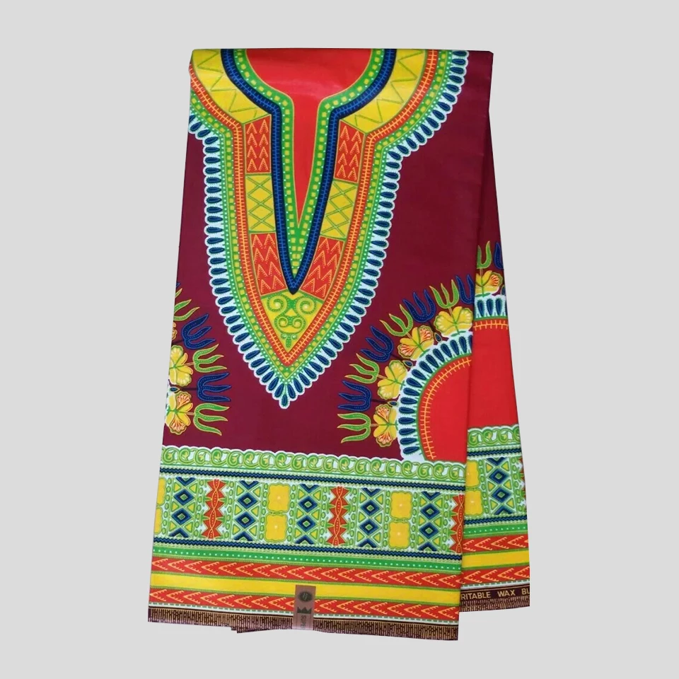 Традиционные Африканские Печати Dashiki Ткань Экзотические Темно Анджелина