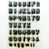 ylcs403 alphabet silicone clear stamps for scrapbooking diy photo album cards decoration craft transparent stamp clear stamp new