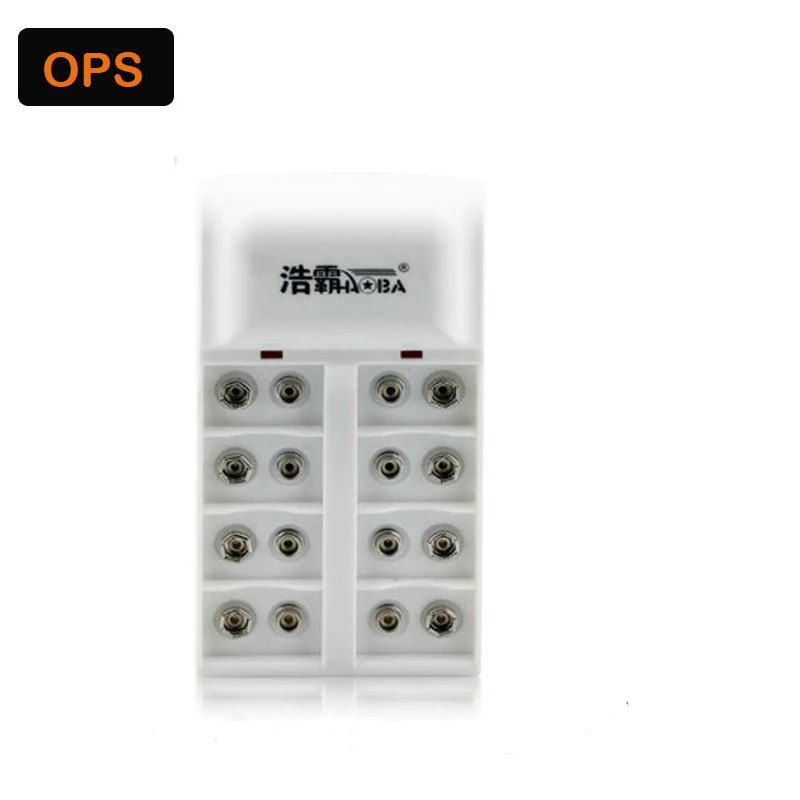 Светодиодный дисплей 8 слотов 9 В умное зарядное устройство для любой емкости NI MH