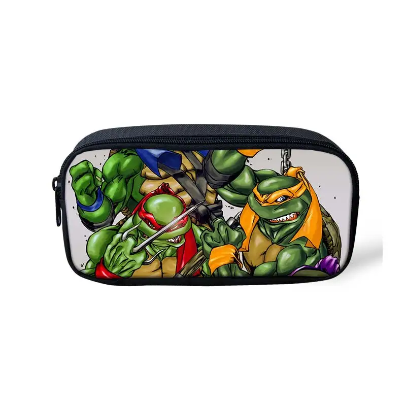 LMHY0735K Новое поступление черепашки ниндзя TMNT мультяшный принт школьная Ручка сумка для детей подарки сумка для хранения женский портативный косметический Чехол - Цвет: LMHY0735K