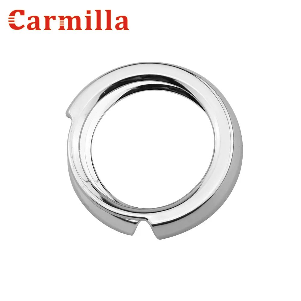 Автомобильный хромированный ключ зажигания Carmilla защитное кольцо Звездный