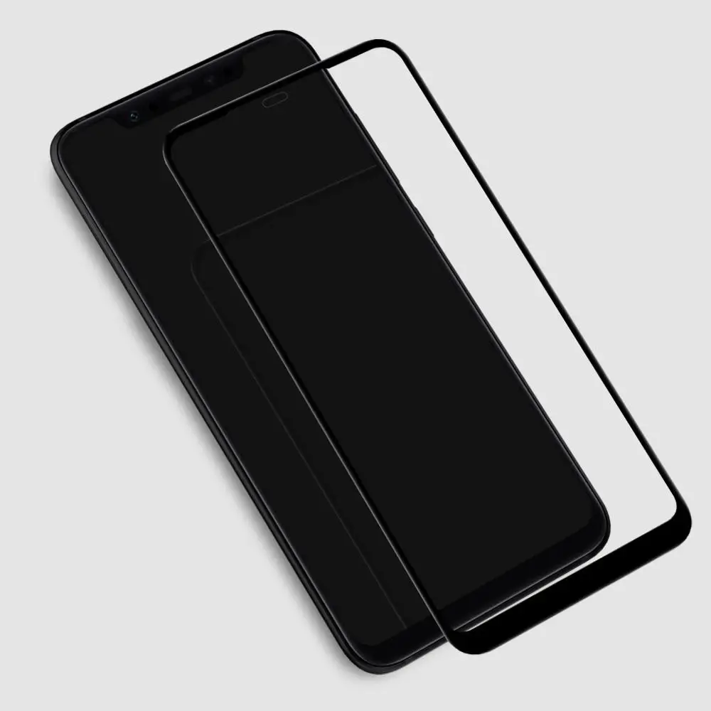 NILLKIN 3D закаленное стекло с закругленными краями для Xiaomi mi 8/mi 8 с полным покрытием Защитная пленка для экрана для Xiaomi mi 8 SE - Цвет: Черный