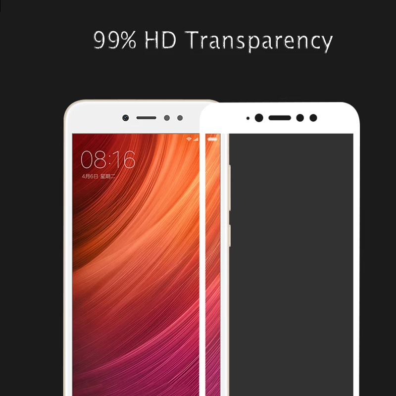 Vrurc 3D полный Экран защиты для Xiaomi Redmi 5A Примечание закаленное Стекло 4 4x Pro Note экран