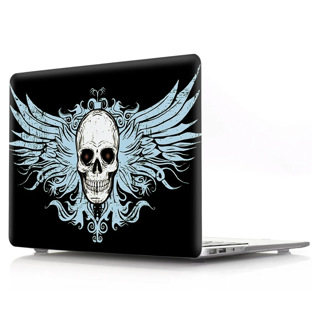 Чехол с рисунком черепа для MacBook Air Pro Retina 11 12 13 15 чехол ноутбука на Хэллоуин
