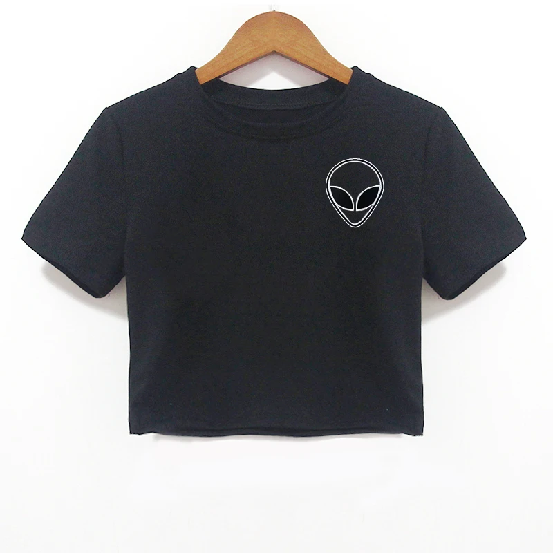 Женская футболка с буквенным принтом в стиле INS|Футболки| |