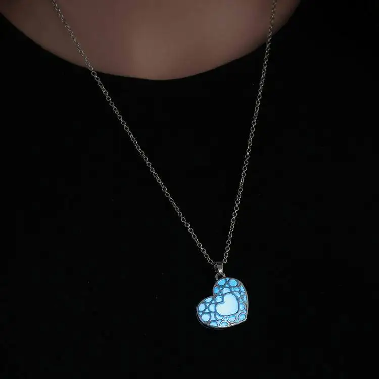 2015 Creative Accessories Women Fashion Collares Ladies Long Necklace Chain Charming Cute Blue Moon Heart Necklaces Pendants | Украшения и