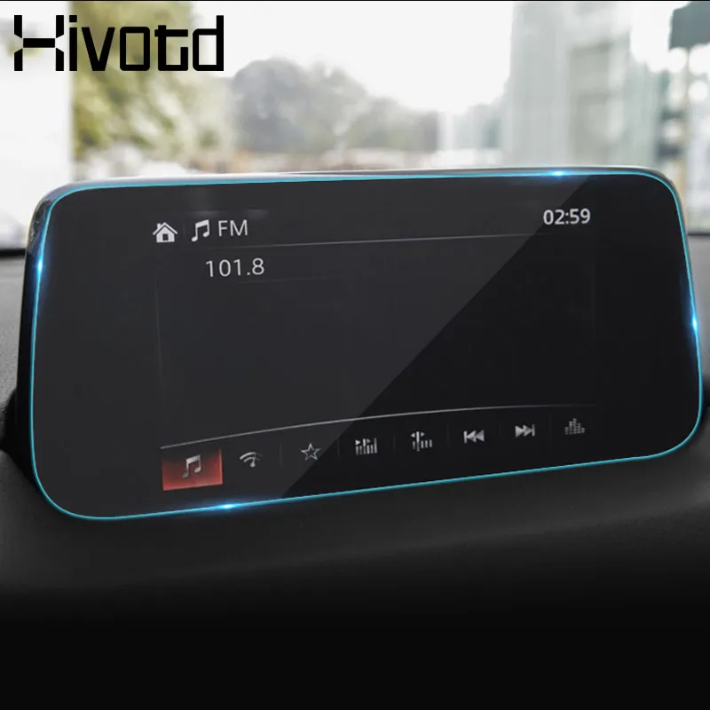 Hivotd Детали интерьера для мазда Mazda CX-5 CX5 2019 2018 приборной панели навигации Защитная