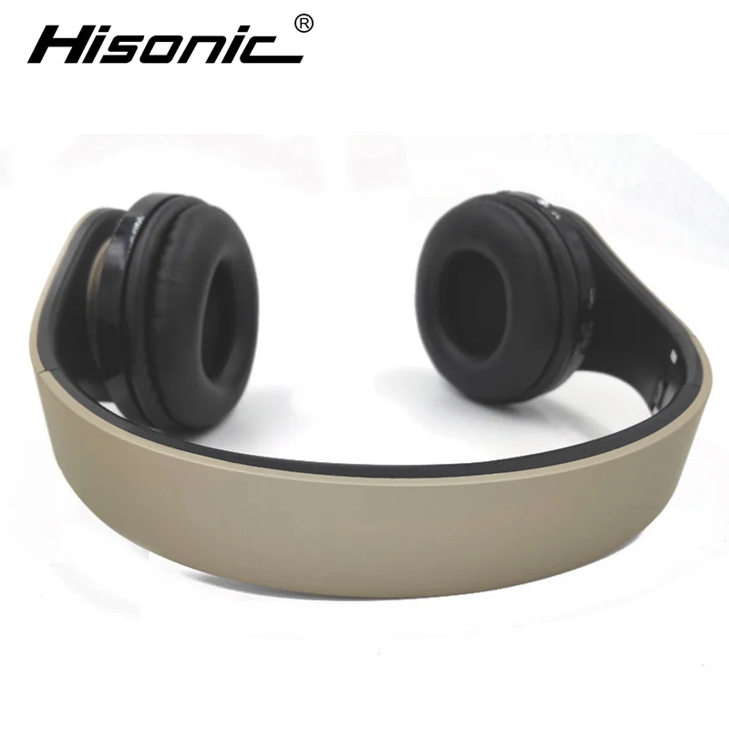 Hisonic Bluetooth-гарнитура Беспроводные Наушники Стерео Складные Спортивные Микрофон