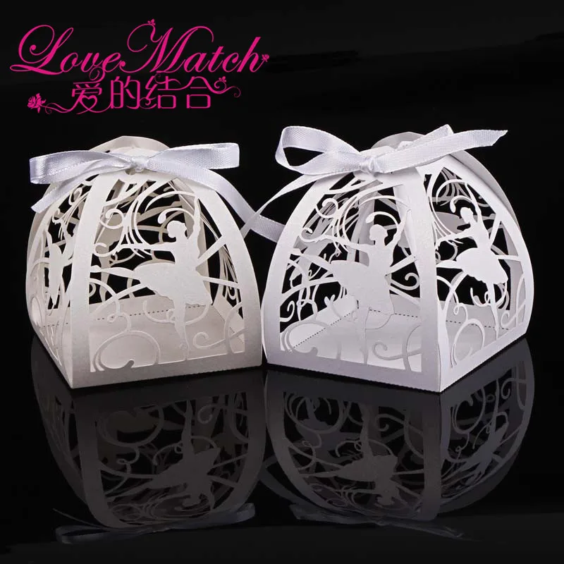 Детская коробка конфет для танцев лазерная резка 50 шт. вечерние коробки