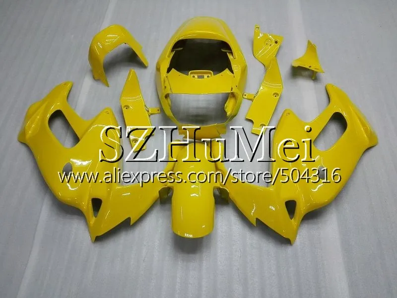 No. 3 Комплект для HONDA SuperHawk VTR1000F 97 98 99 00 01 108SH. 7 синего и желтого цвета VTR1000 F VTR 1000F 1000 F 1997 1998 1999 2000 2001 обтекатель - Цвет: No. 3