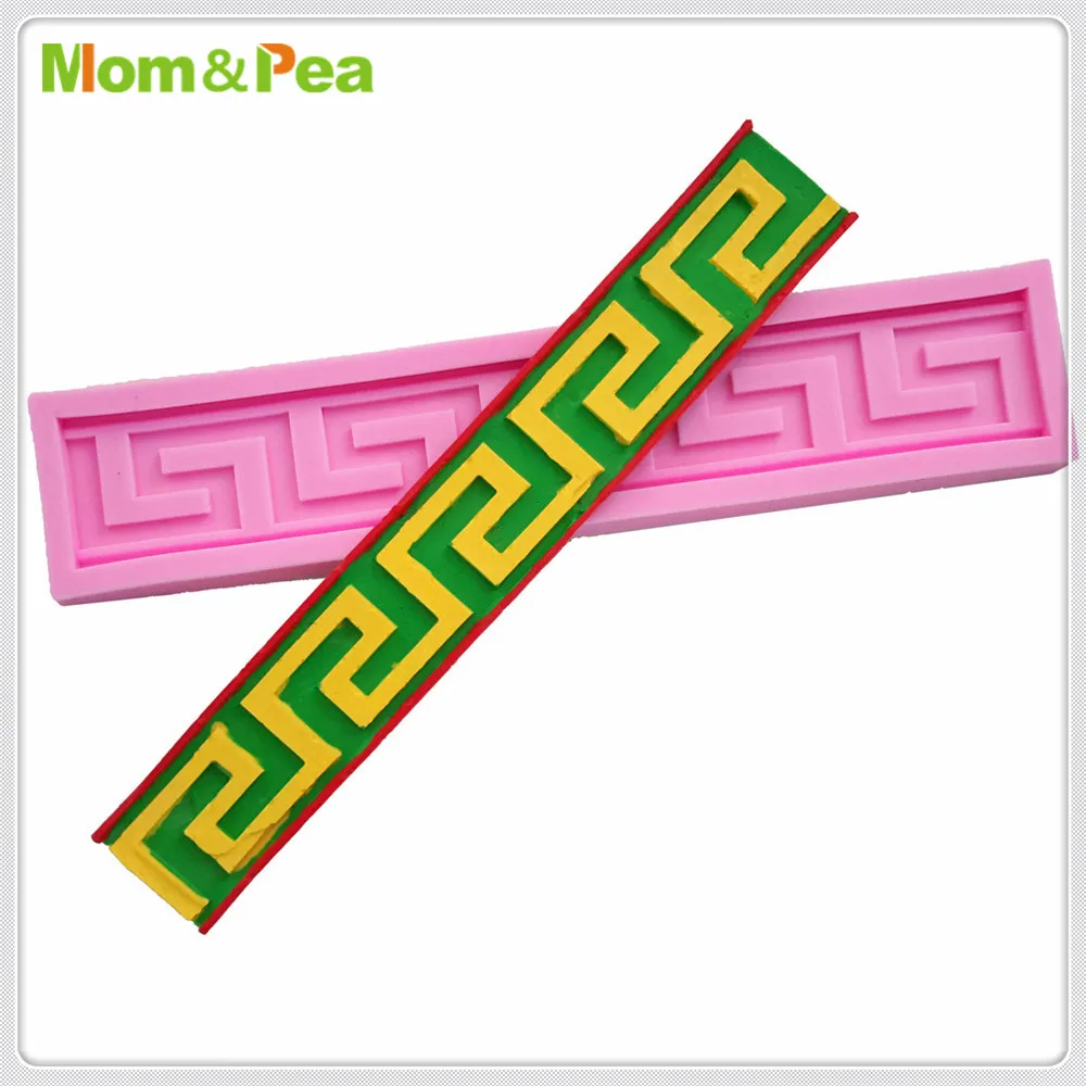 Mom & Pea MPA1877 силиконовая форма в форме ленты для украшения торта помадка 3D пищевая