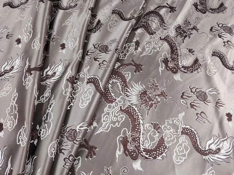 Новая китайская шелковая парча Cheongsam Красивая Cos Tangzhuang Ткань Свадебный костюм