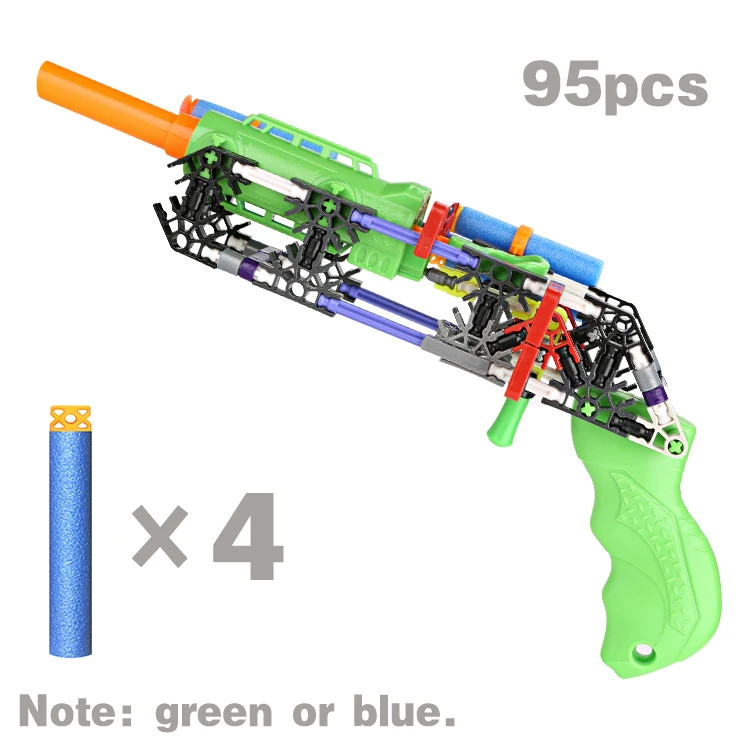 Мягкие пули, игрушечный пистолет, пули для nerf, игрушечный пистолет, строительные блоки, сборные игрушки, пистолет-пулемет для мальчиков, Детский Рождественский подарок