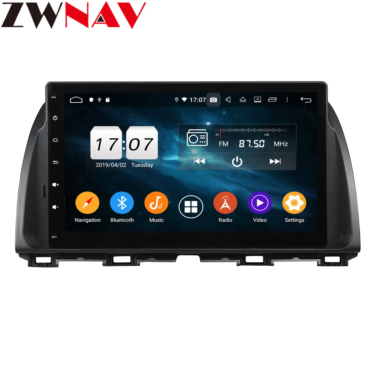 10.1" Android 9 4+64G DSP Car No 2 din Player GPS Navigation For Mazda 6 Atenza/CX-5 Head Unit Multimedia Player Tape Recorder