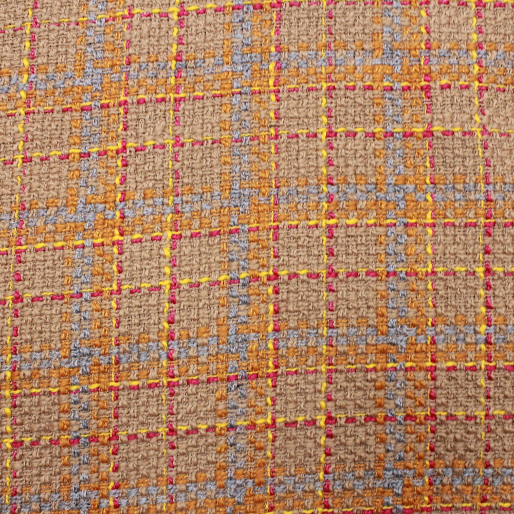 YLSX осень зима утолщение британский стиль кашемир клетчатая ткань большая юбка