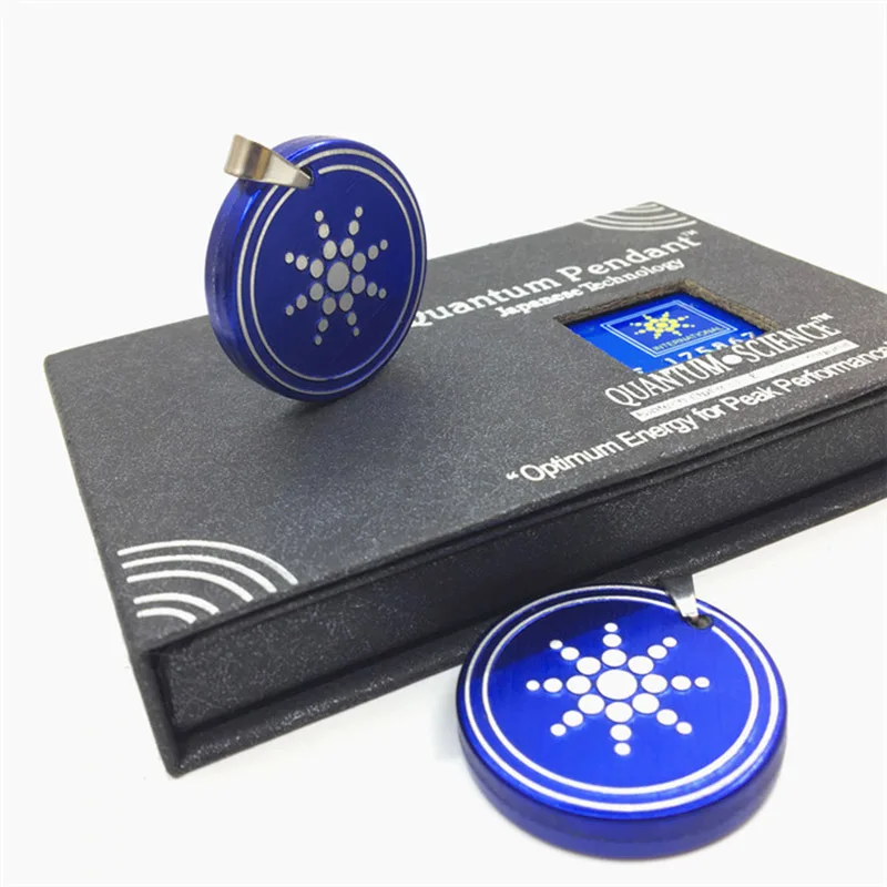 Подвеска с защитой от излучения EMF скалярное ожерелье синего цвета негативными