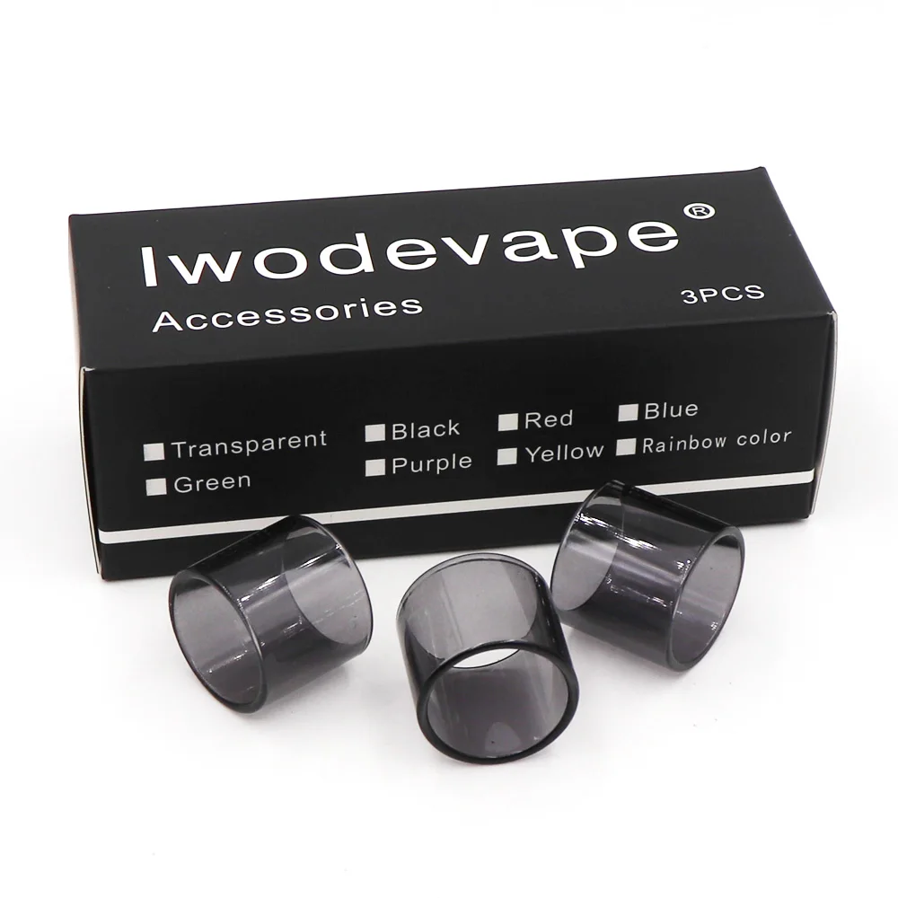 3 шт. tfv4 мини для RBA катушка замена Pyrex прямая стеклянная трубка Мини Стеклянная