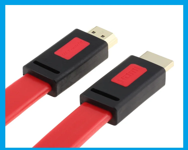 Кабель HDMI в разъем Папа-папа 1 м 5 2 3 10 плоский кабель футов красный/фиолетовый 4 В |