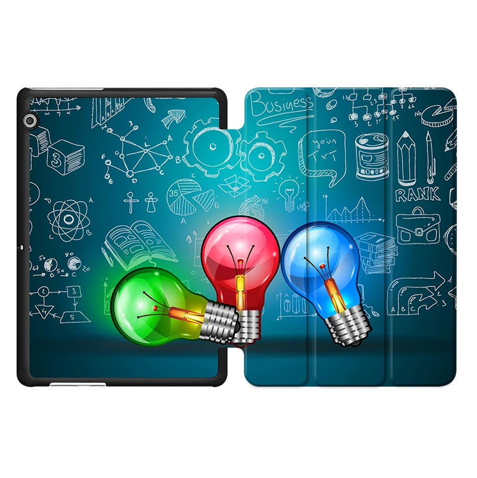 HW13 MTT защитный чехол для huawei T3 10 AGS-L09 L03 Honor Play Pad 2 9,6 дюймов Тонкий чехол из искусственной кожи с откидной крышкой и подставкой чехол для планшета - Цвет: HW13