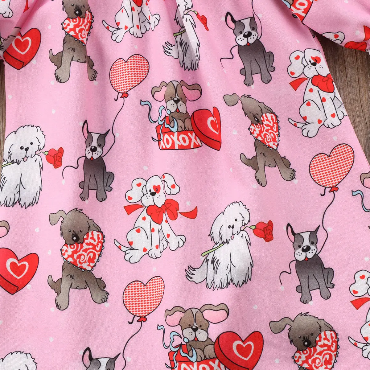 2020 Brand New Toddler Infant Child Kids Baby Girl Cartoon Dress Party Dresses Puppy Dogs Printed Casual Mini 6M-4T | Детская одежда и