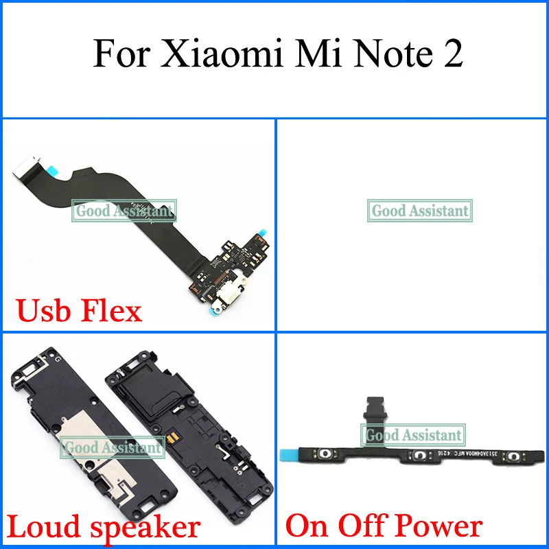 Гибкий Usb кабель для материнской платы Xiaomi Mi Note 2 громкий динамик ВКЛ./ВЫКЛ. гибкий