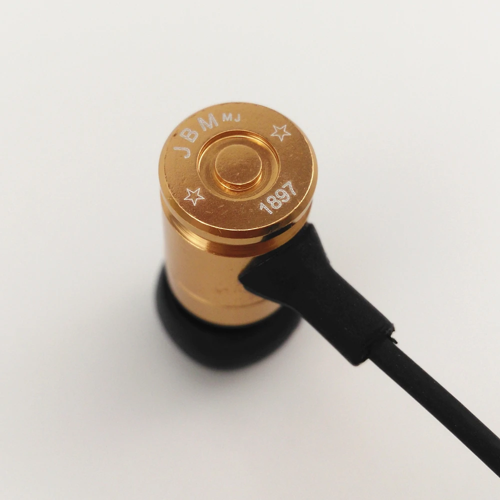 Оригинальные наушники вкладыши JBMMJ MJ007 из тяжелого металла с микрофоном|in ear