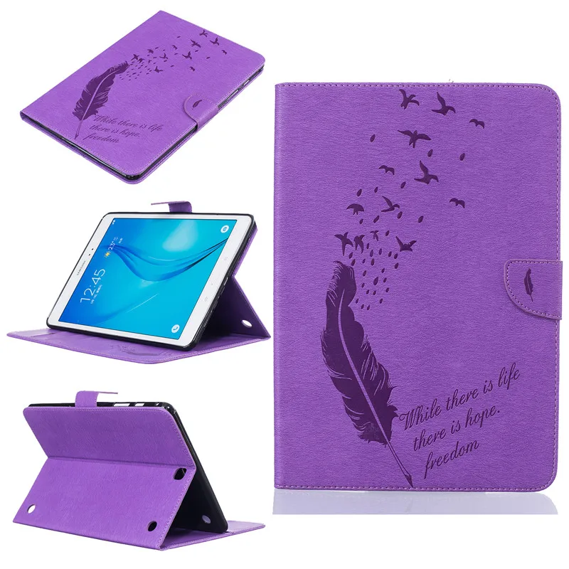 Business Painted tpu Leather Cover For Samsung Galaxy Tab A 9.7 Case T550 T555 Flip Wallet Tablet Stand SM-T550 SM-T555 | Компьютеры и