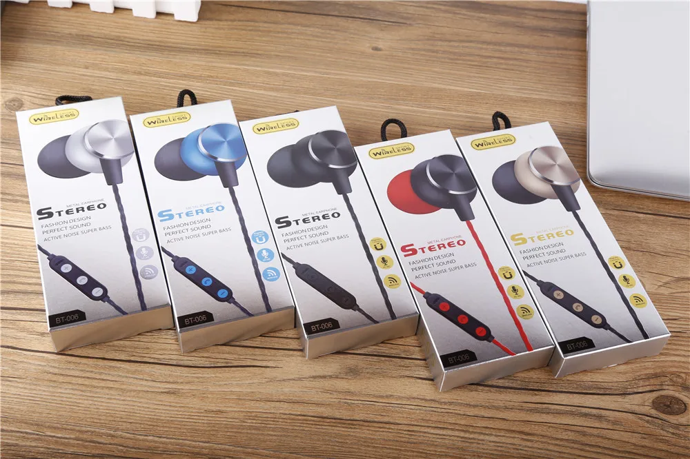MPLSBO Bass Bluetooth наушники Беспроводной с микрофоном Магнитная в ухо Спорт гарнитура
