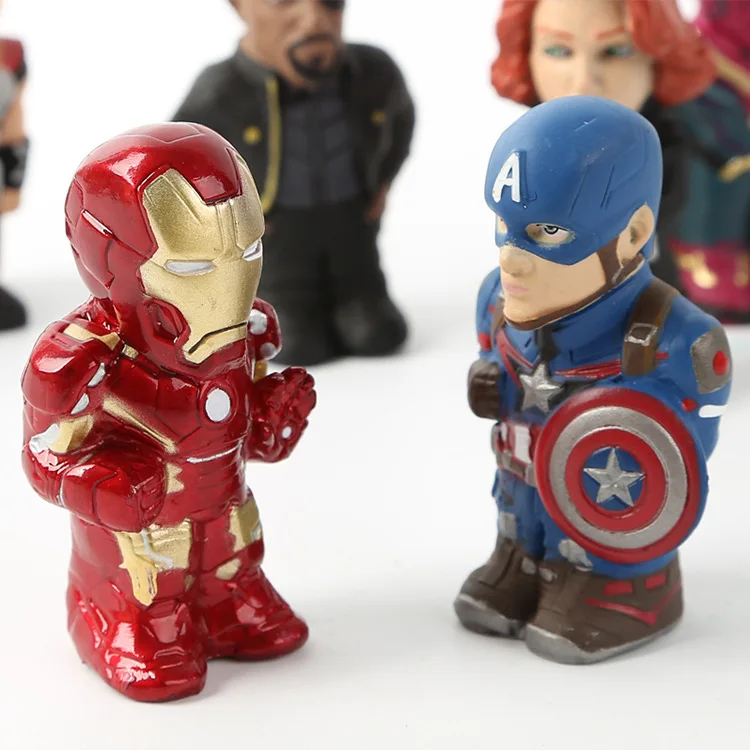 Супергерой Мститель гигант стальной рыцарь Тор Гроот пальчиковая кроватка кукла