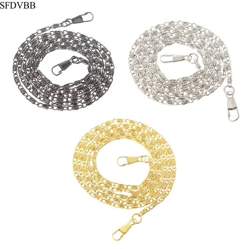 

SFDVBB New Metal Purse Chain Strap Handle Shoulder Crossbody Bag Handbag Replacement