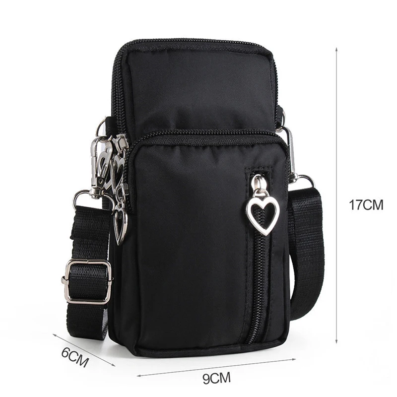 

2019 New Fashion Women Sports Square Bag Mini Cellphone Pouch Crossbody Shoulder Bags 3 Colors