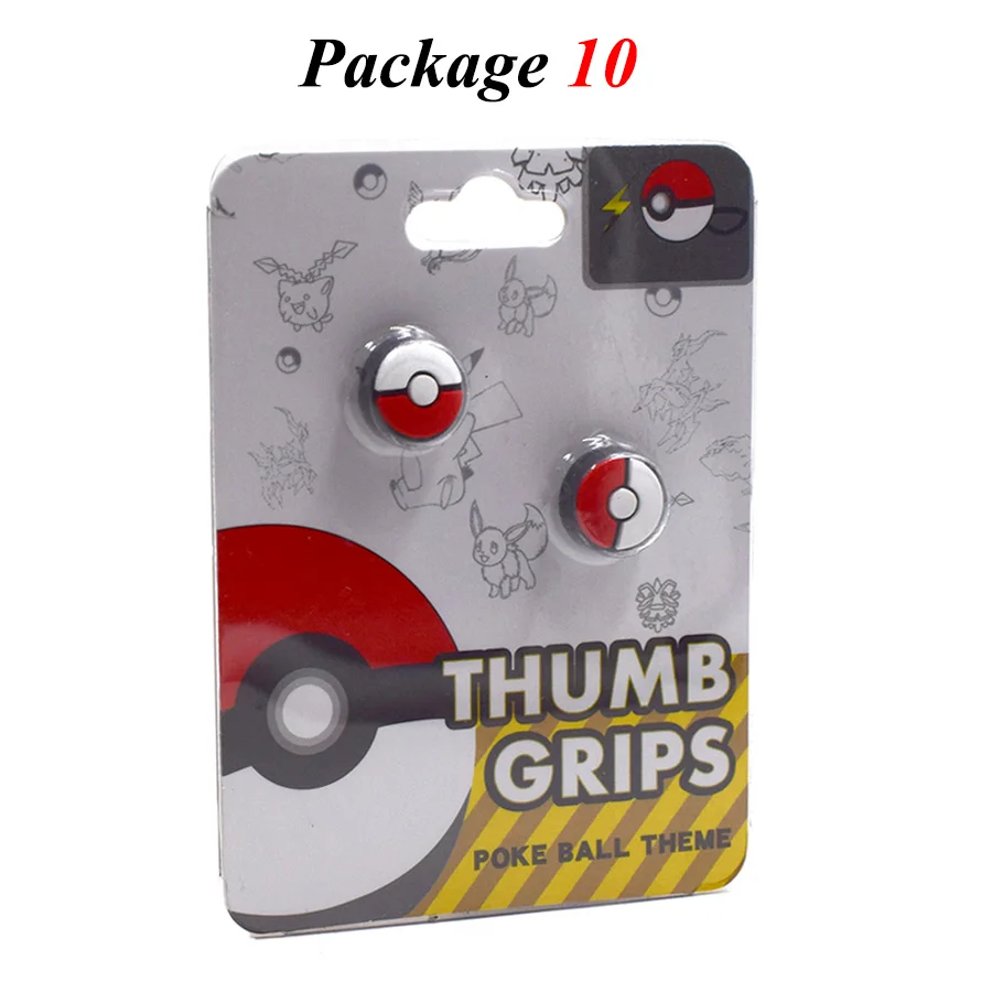 Package 10 Чехол для хранения переносных игровых карт и 2 Poke ball Plus Thumb Grips Caps для nintendo Switch - Цвет: Package 10