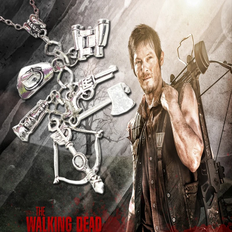 Подвеска с изображением героев фильма Ходячие мертвецы | Украшения и аксессуары