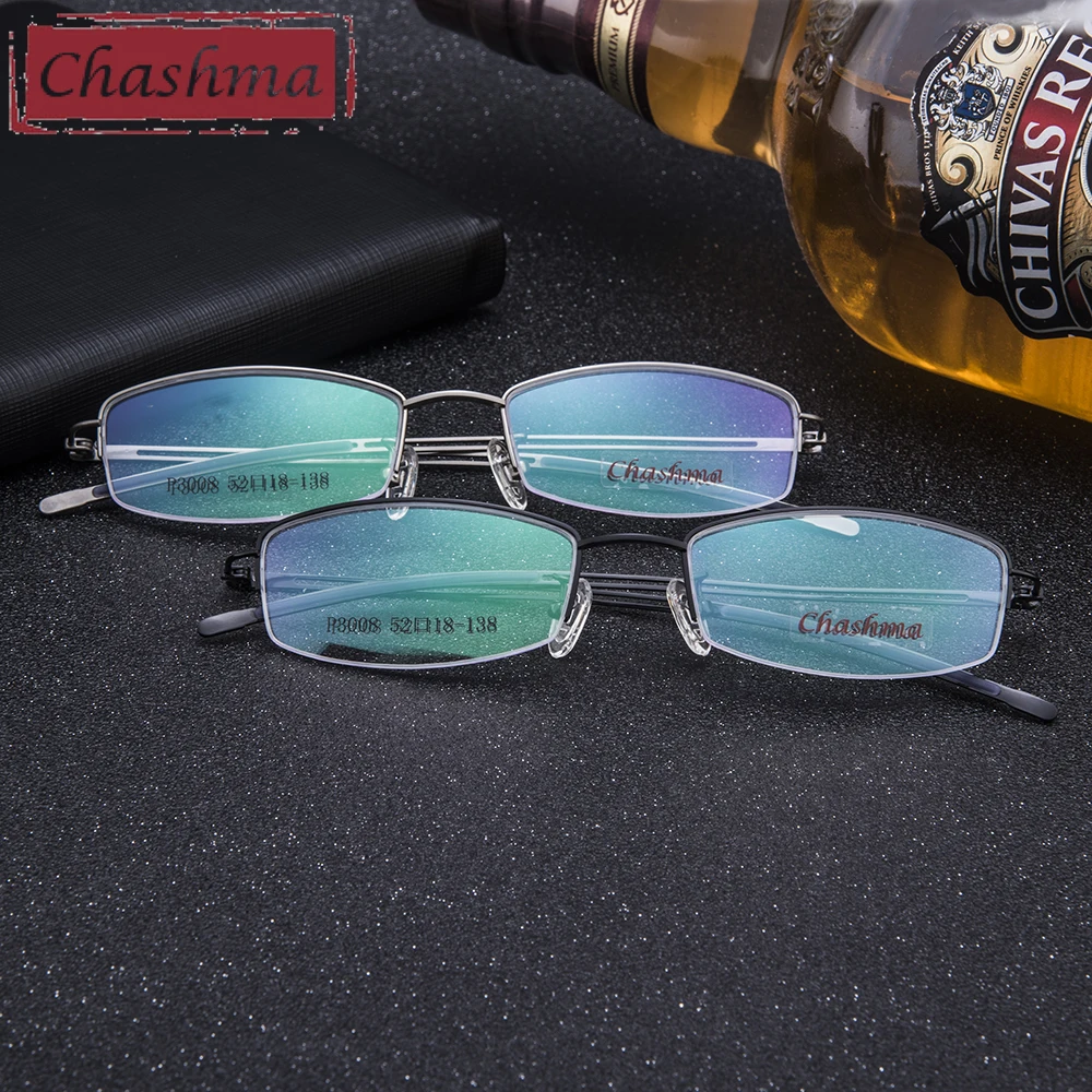 Мужские и женские очки Chashma высококачественные в полуоправе с IP покрытием не