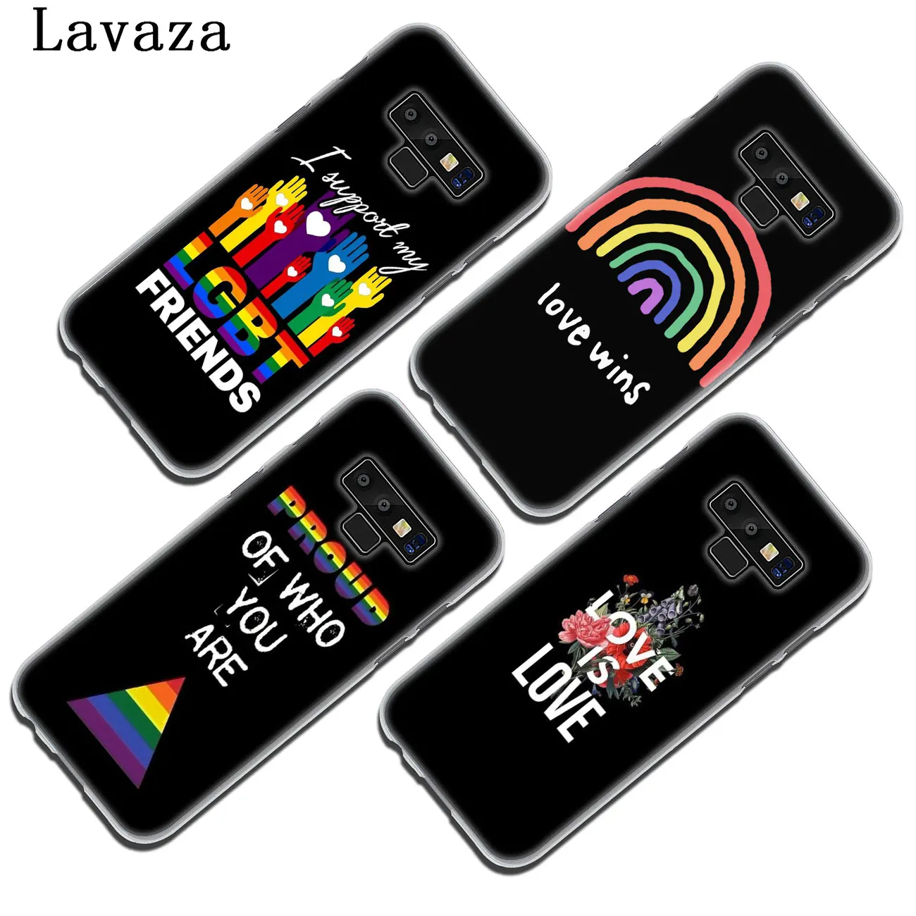 Lavaza LGBTQ сердце LGBT love is чехол для телефона с рисунком на тему любви Samsung Galaxy Note 10 9 8 A9