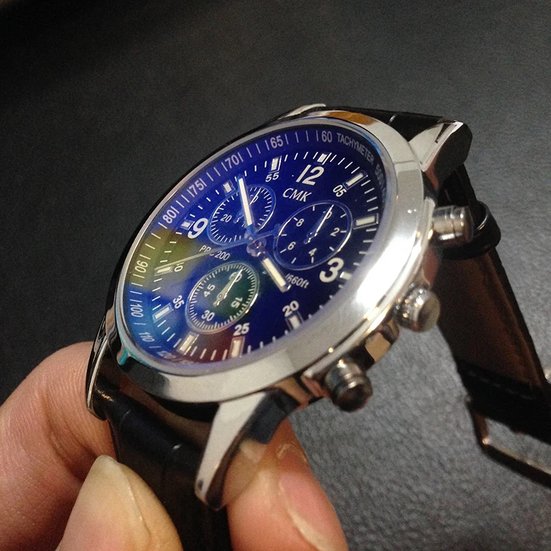 Высокое качество Для мужчин S Бизнес кварцевые часы Спорт Военная Униформа