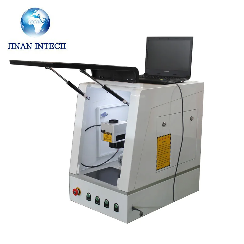Полностью закрытый номер двигателя лазерная маркировочная машина 50 Вт для
