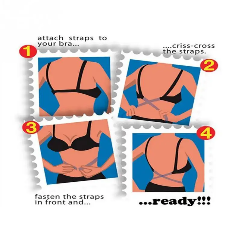 1 шт. с низкой спинкой бюстгальтер ремень адаптер конвертер Полностью