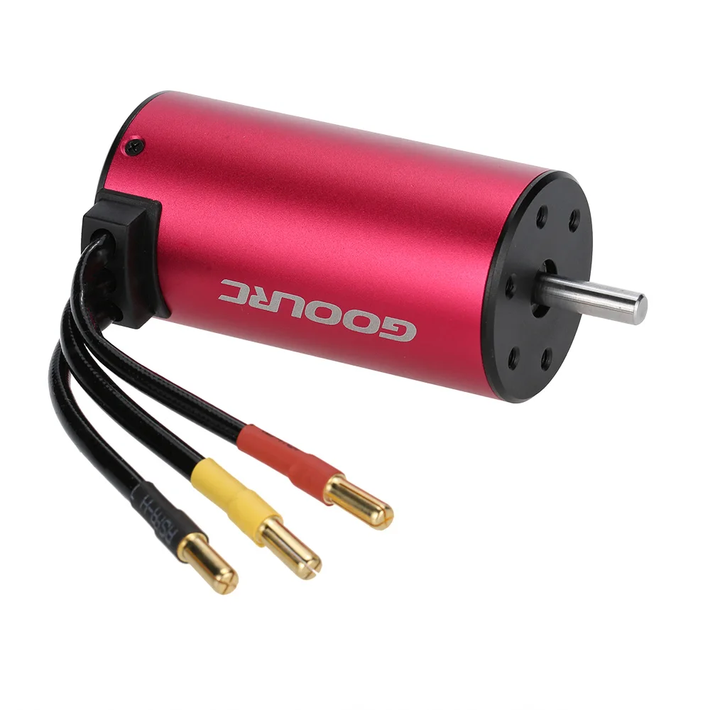 Оригинальный бесщеточный двигатель GoolRC S3670 2850KV 4 полюса для 1/8 1/10 RC автозапчасти