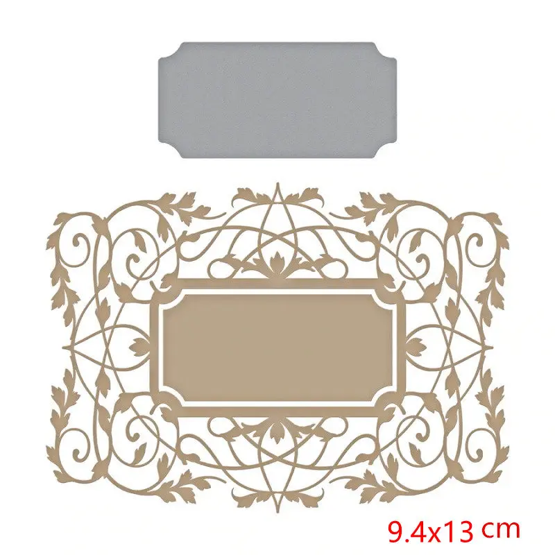 H2996 mirror frame Кружева силуэт рамки различные металлические режущие штампы Горячая фольга плиат для скрапбукинга тиснение DIY бумажные карты рукоделия Шаблоны - Цвет: H2996 mirror frame
