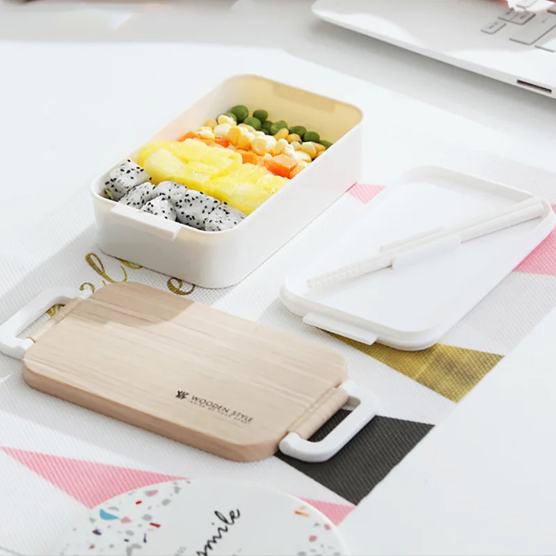 Японский Ланч-бокс MICCK для микроволновой печи деревянный контейнер салата и