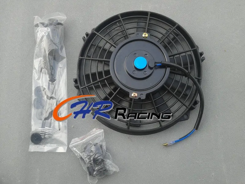 32MM IN/OUT PIPE 40mm Core Aluminum Radiator FOR 92-00 Honda Civic EK EG B16 B18 92 00 +FAN + SHROUD | Автомобили и мотоциклы